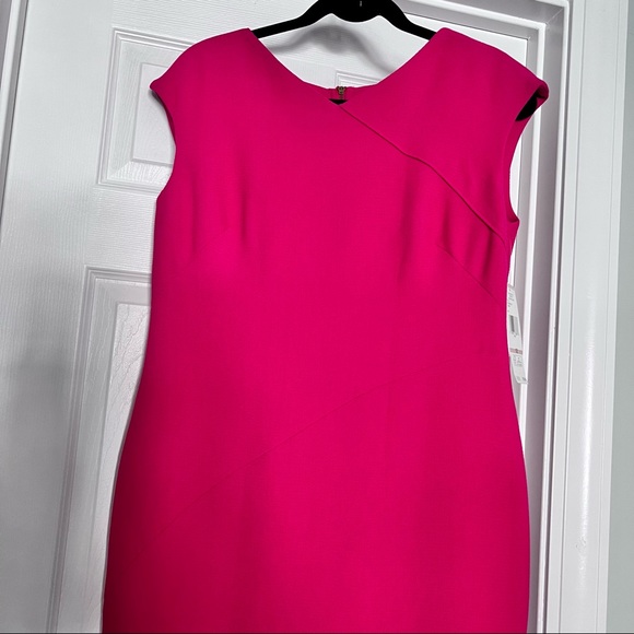 JONES NEW YORK MIDI ,BACK ZIPPER, SHEATH DRESS SIZE 12 - Picture 8 of 14